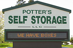 Potter's Self Storage,LLC - We Have Boxes